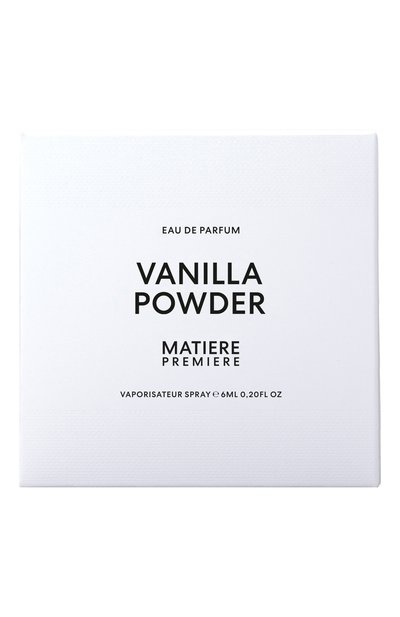 Парфюмерная вода vanilla powder (6ml) MATIERE PREMIERE, арт. 3760372460228, фото 4