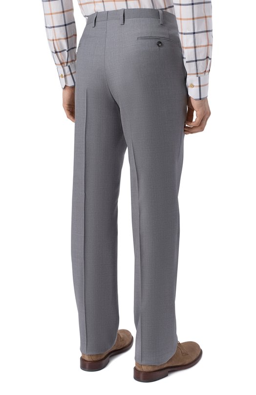 Шерстяные брюки Kiton UPNFCK0626G Серый  UPNFCK0626G Фото 4