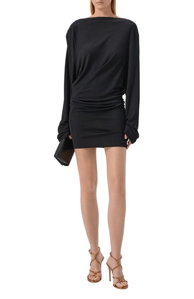 Кожаные босоножки jungle mamba 105 GIANVITO ROSSI, арт. G32533.15RIC.NIGBRZT, фото 3