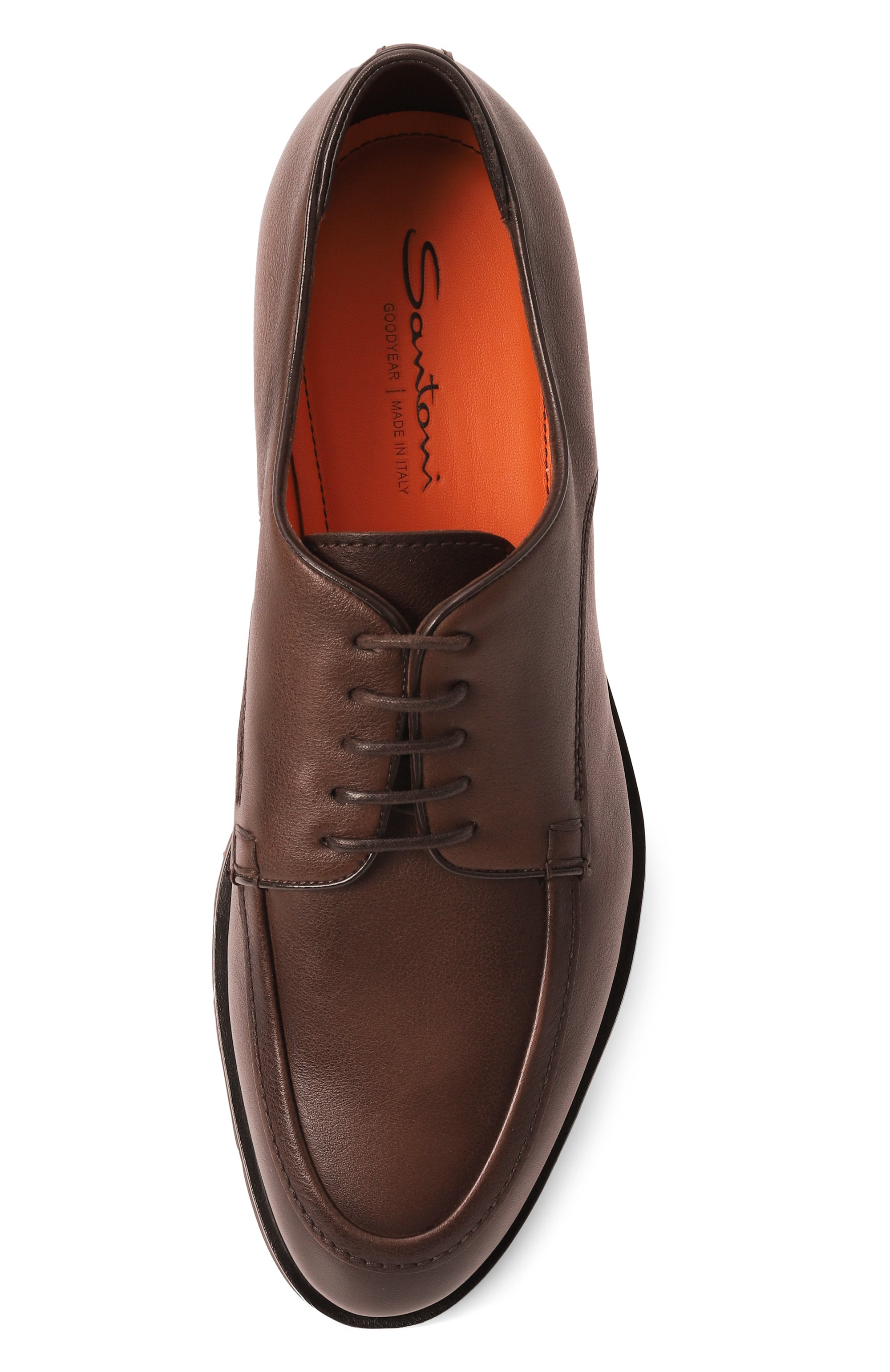 Кожаные дерби colin rock SANTONI, арт. MCCG18855SM3GGKR, фото 6