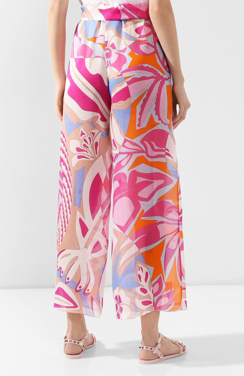 Шелковые брюки EMILIO PUCCI, арт. 0EWT01/0E754, фото 4