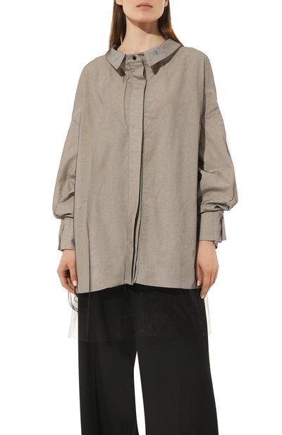 Рубашка из хлопка и льна MIDGARD PARIS, арт. C1602, фото 3