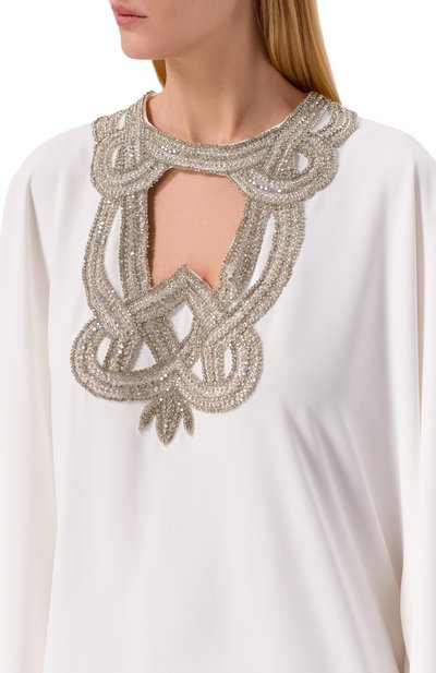 Платье с отделкой стразами ZUHAIR MURAD, арт. PKA25008/CRCA018, фото 4