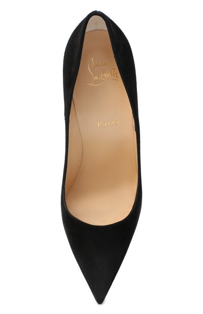 Женские черные замшевые туфли so kate 120 CHRISTIAN LOUBOUTIN