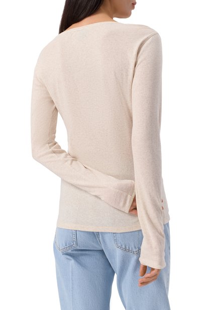 Лонгслив из хлопка и вискозы BOSS ORANGE, арт. 50542107, фото 4