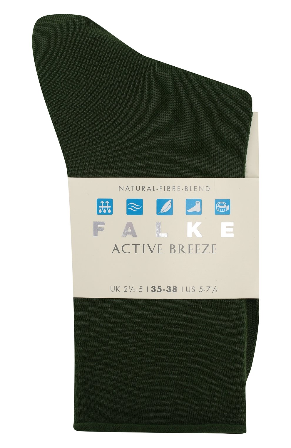 Носки breeze FALKE зеленого цвета по цене 1300 руб., арт. 46125_19_1_, фото 1 Носки breeze FALKE, арт. 46125_19_1_, фото 1