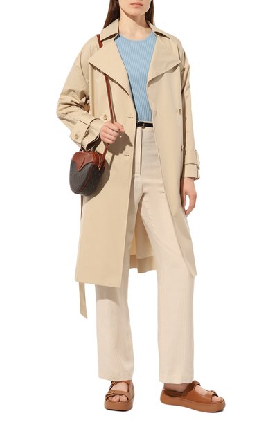 Пуловер TRUSSARDI светло-голубого цвета по цене 13100 руб., арт. 56M00583-0F000730, фото 2 Пуловер TRUSSARDI, арт. 56M00583-0F000730, фото 2