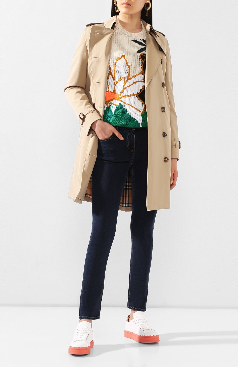 Кожаные кеды lauren CHLOÉ, арт. CHC20U108M1, фото 2