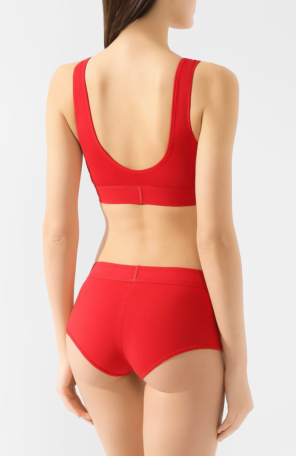 Хлопковый бюстгальтер CALVIN KLEIN красного цвета по цене 5515 руб., арт. QF4918E, фото 3 Хлопковый бюстгальтер CALVIN KLEIN, арт. QF4918E, фото 3