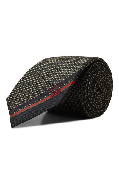 Шелковый галстук GUCCI, арт. 714694/4EAAW, фото 1
