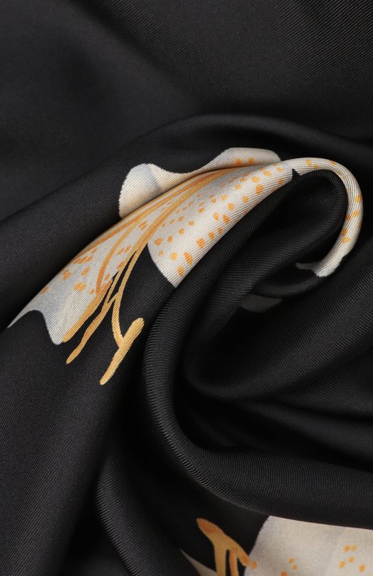 Шелковый платок Valentino 8W2EI114/UKN Чёрный  8W2EI114/UKN Фото 3