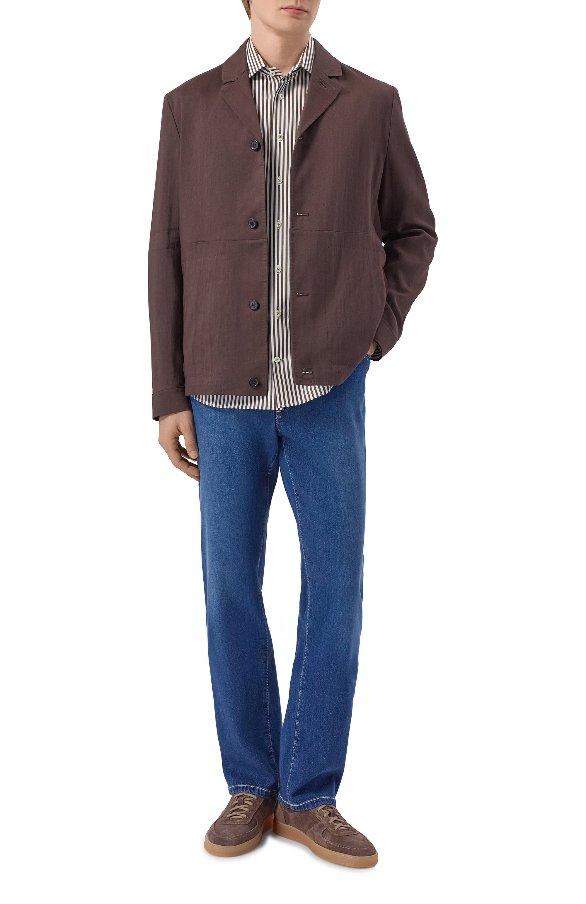 Джинсы atene RICHARD J. BROWN синего цвета по цене 59650 руб., арт. ATENE Z/T66, фото 2 Джинсы atene RICHARD J. BROWN, арт. ATENE Z/T66, фото 2