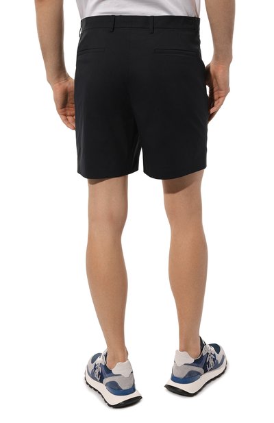 Хлопковые шорты PRADA синего цвета по цене 100000 руб., арт. UP0146-Z21-F0V41-211, фото 4 Хлопковые шорты PRADA, арт. UP0146-Z21-F0V41-211, фото 4