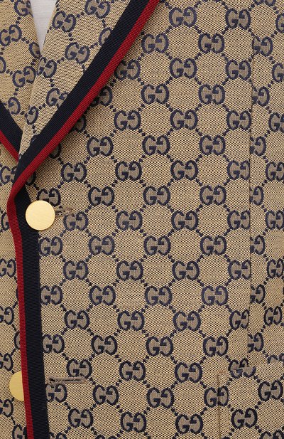 Хлопковый пиджак GUCCI, арт. 654922/ZKU09, фото 5
