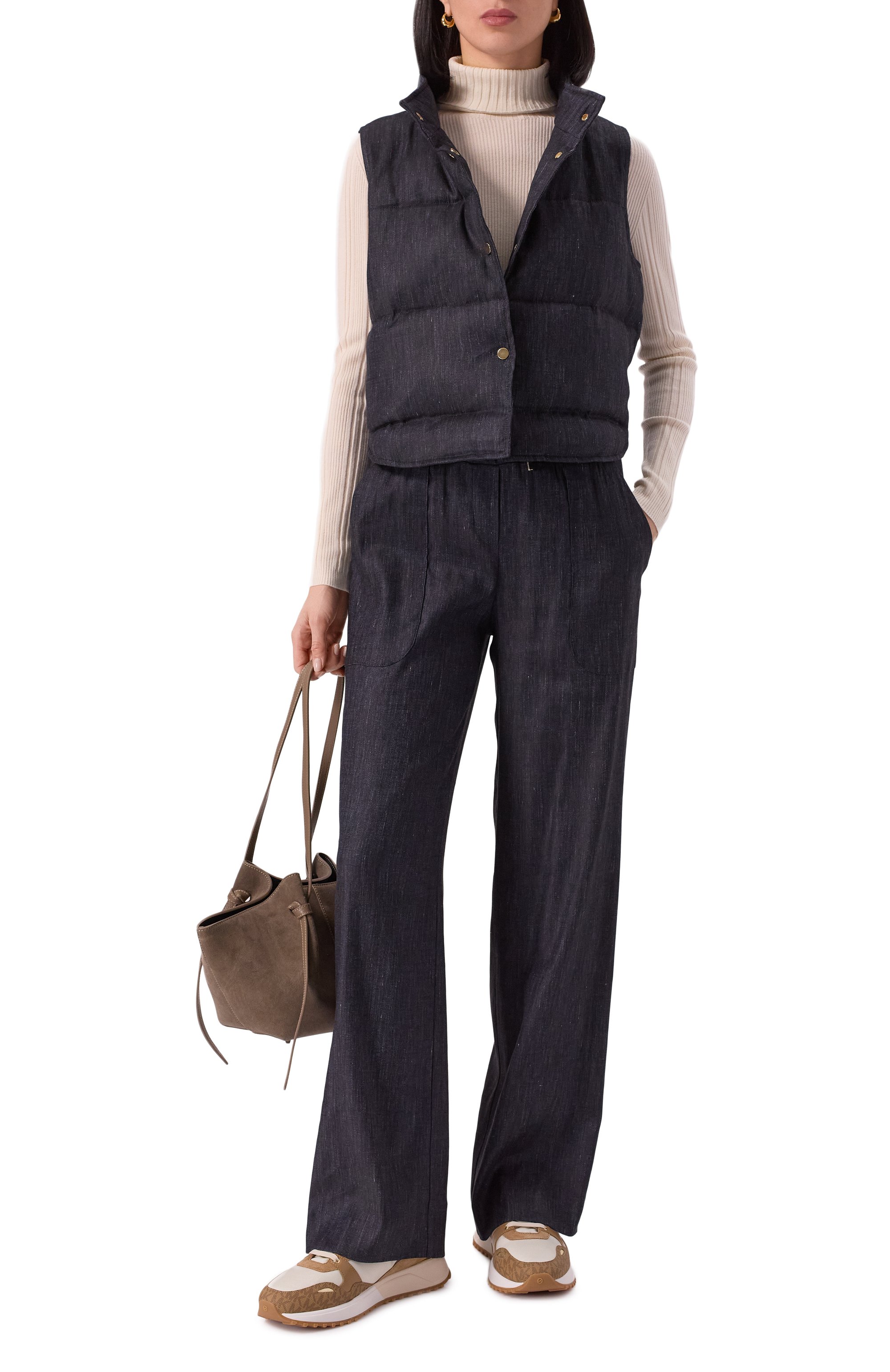 Комбинированные кроссовки theo MICHAEL MICHAEL KORS, арт. 43F1THFS2B, фото 2