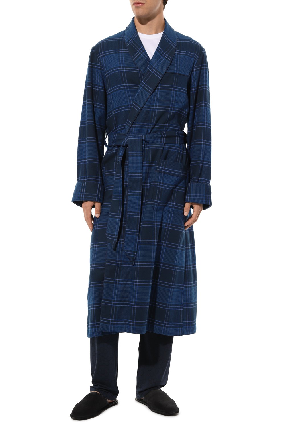 Хлопковый халат DEREK ROSE, арт. 5505-KELB027, фото 2