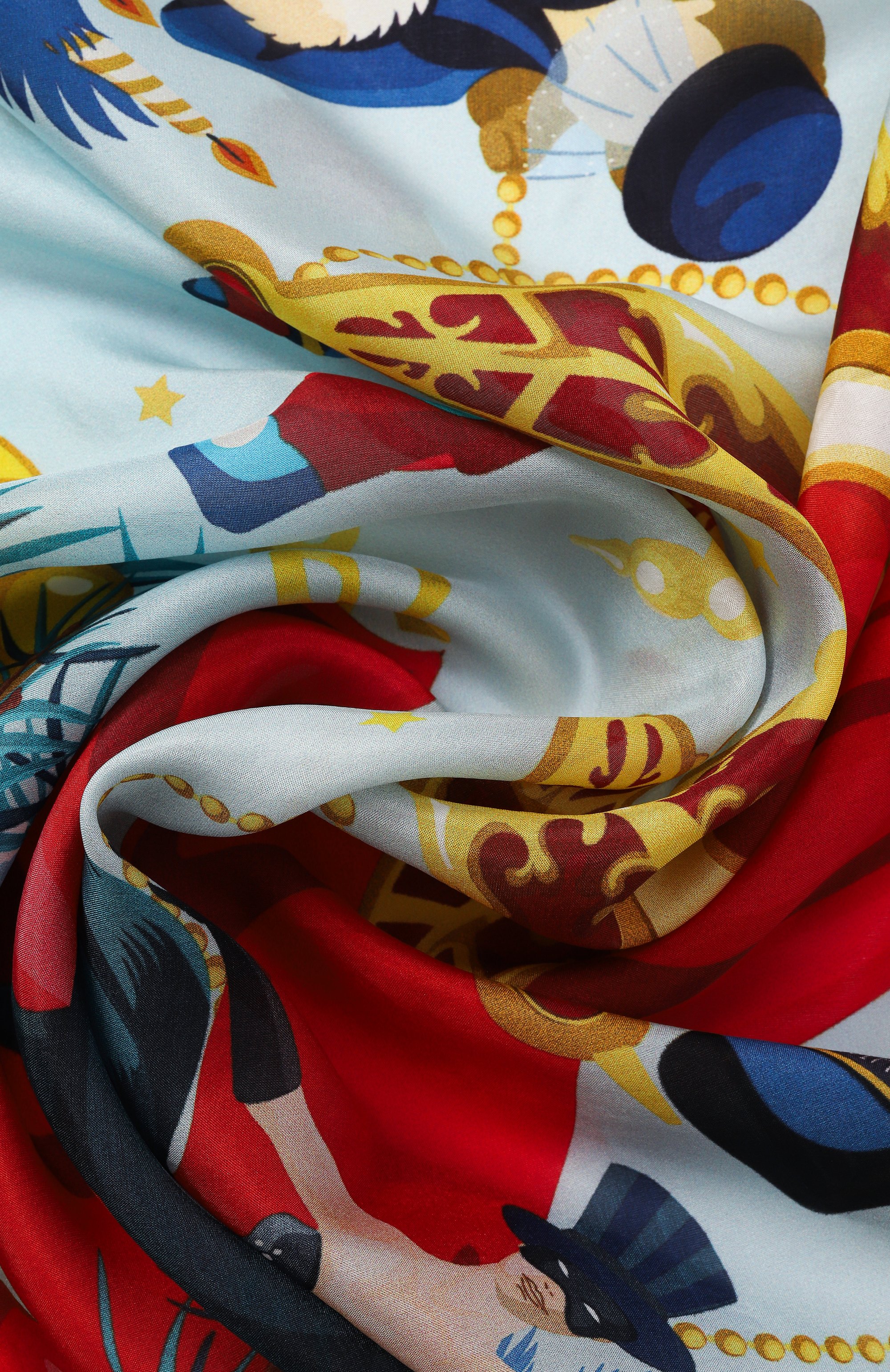 Шелковый платок карнавал GOURJI, арт. 91166237/44172, фото 3