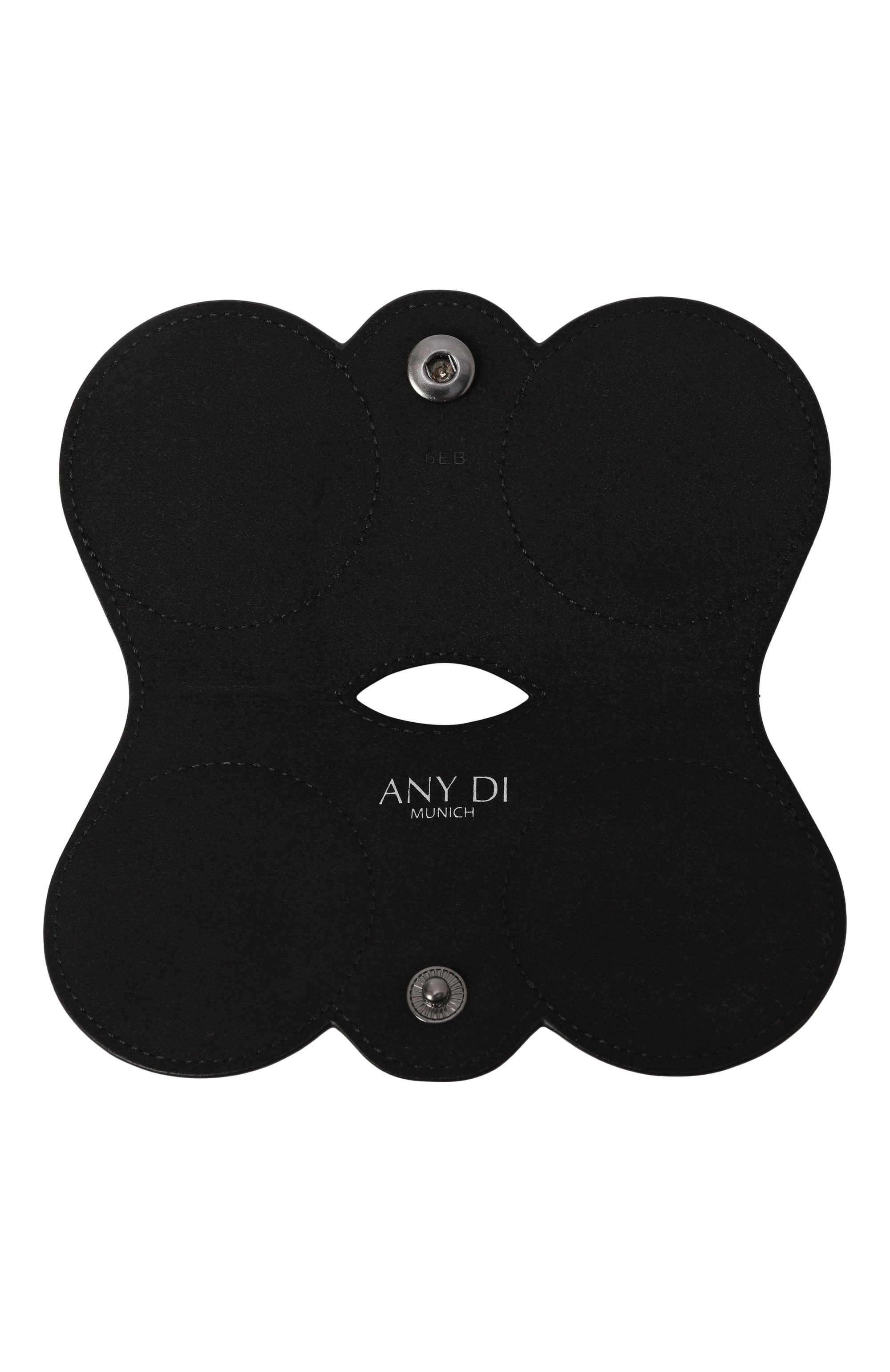 Кожаный футляр для очков ANY DI, арт. SP101602 BLACK METALLIC, фото 3