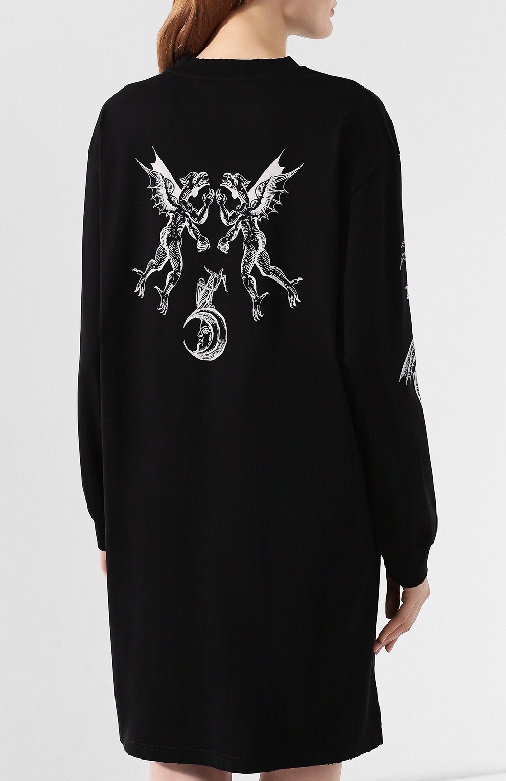 Хлопковое платье GIVENCHY черного цвета по цене 38200 руб., арт. BW20DG3Z27, фото 4 Хлопковое платье GIVENCHY, арт. BW20DG3Z27, фото 4