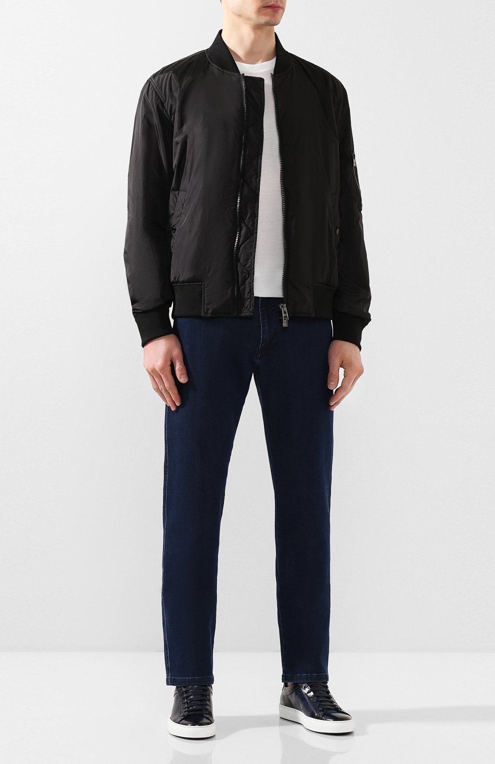 Кожаные кеды BOSS, арт. 50386945, фото 2