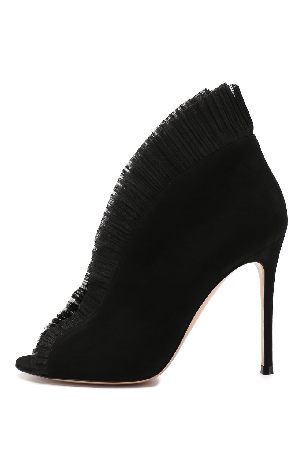 Замшевые ботильоны vamp GIANVITO ROSSI, арт. G50694.15RIC.C0GNENE, фото 3