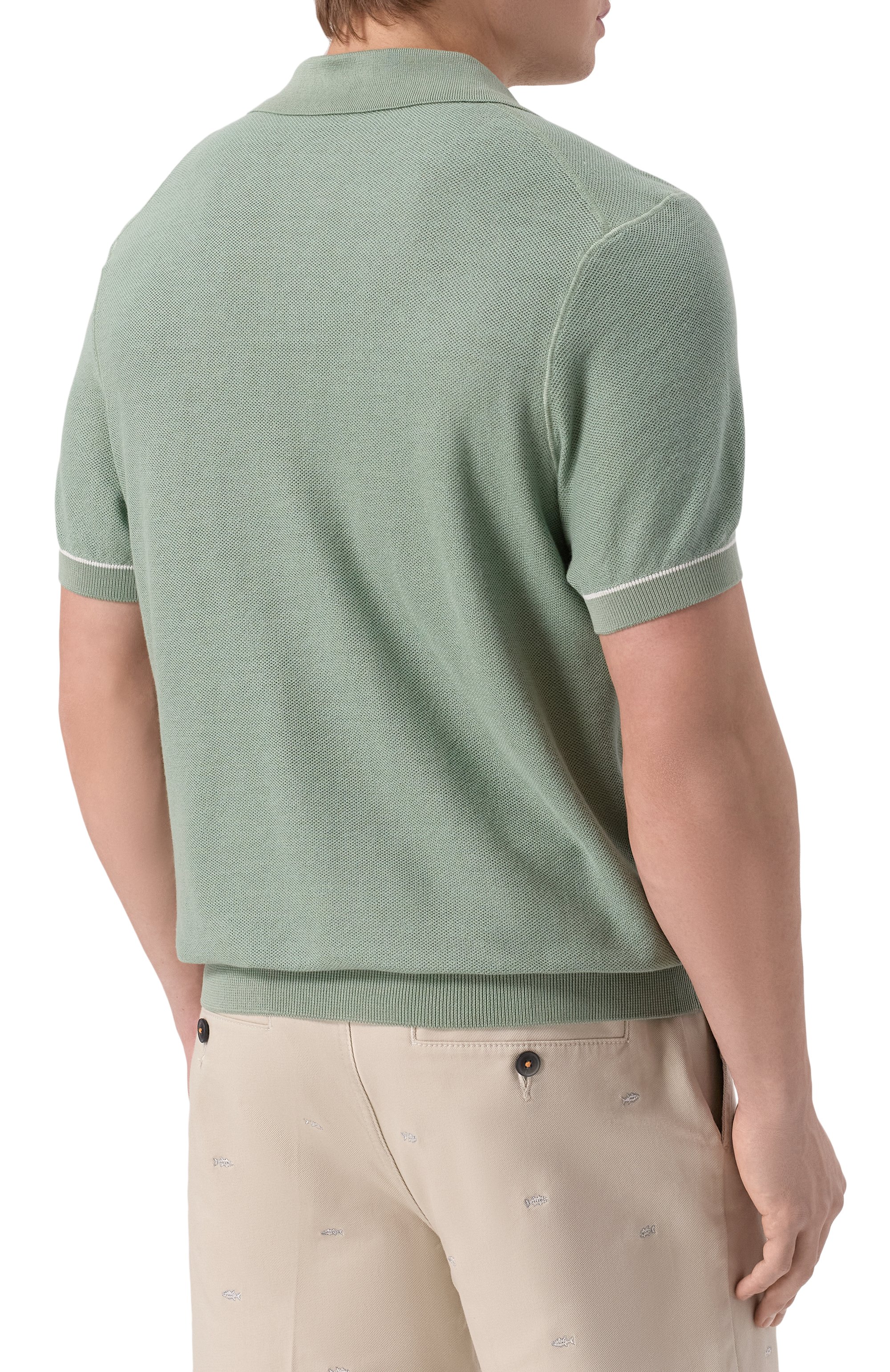 Поло из хлопка и лиоцелла BOSS, арт. 50537654, фото 4