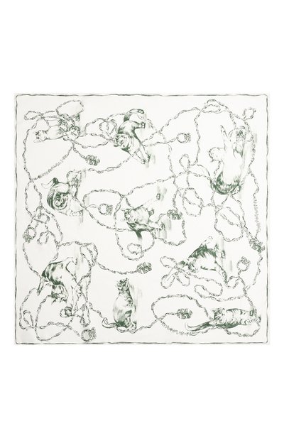 Шелковый платок LANVIN, арт. 6L9090/SQ554, фото 4