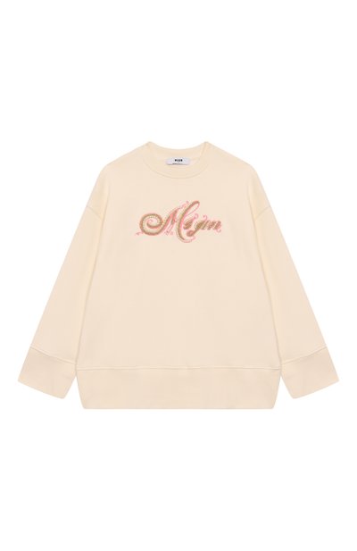 Хлопковый свитшот MSGM KIDS, арт. F5MSJGSW151
