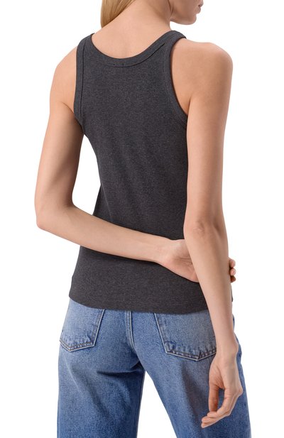 Хлопковая майка TOTEME, арт. 243-WRT1129-FB0246, фото 4