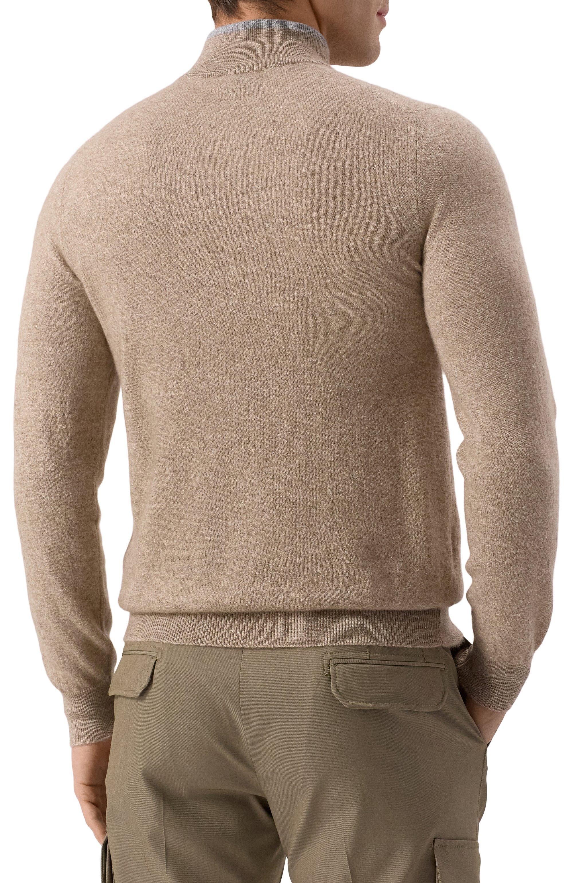 Джемпер из кашемира и льна FEDELI, арт. 8UE05605T, фото 4