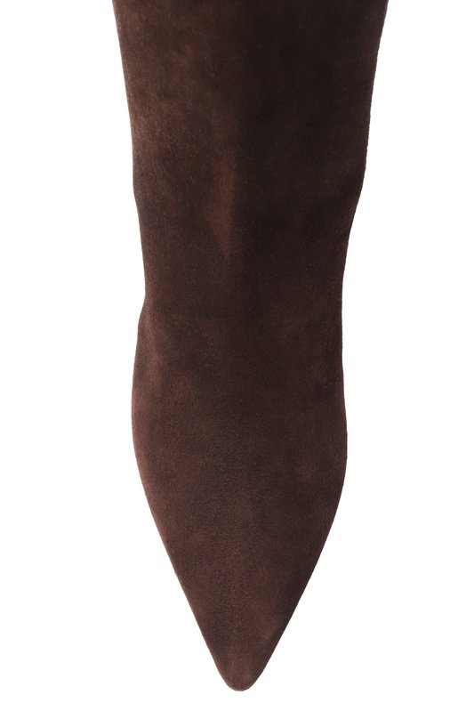 Замшевые сапоги Alizze 85 Jimmy Choo F_AL.EA/IZ/ZE KB 85/SUE Коричневый  F_AL.EA/IZ/ZE KB 85/SUE Фото 6