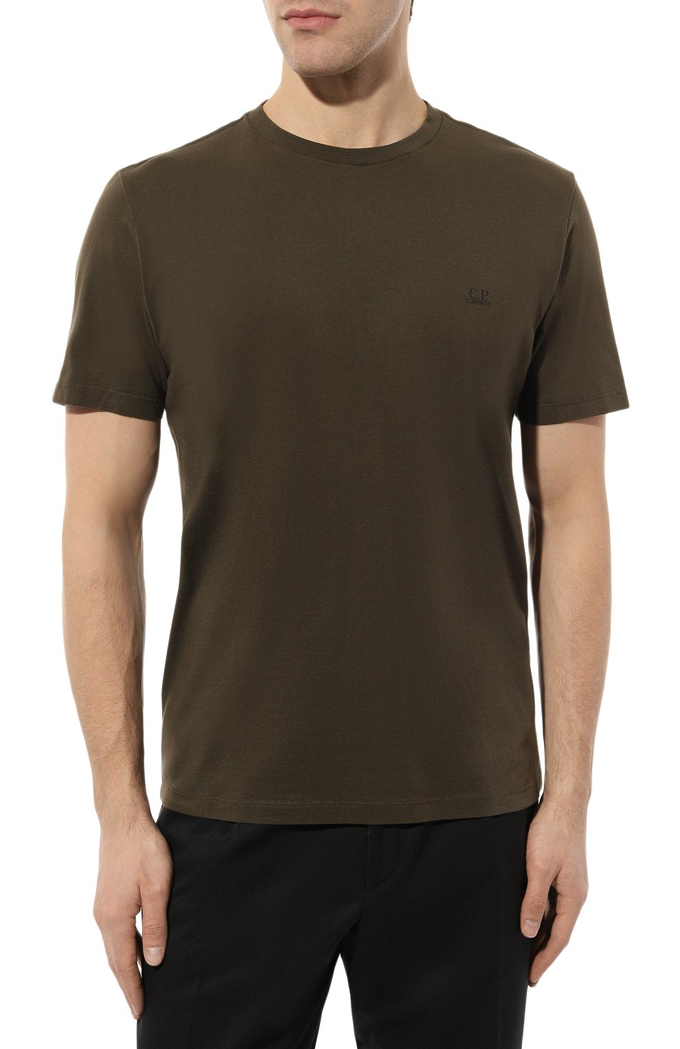 Хлопковая футболка C.P. COMPANY, арт. 16CMTS044A005100W, фото 3