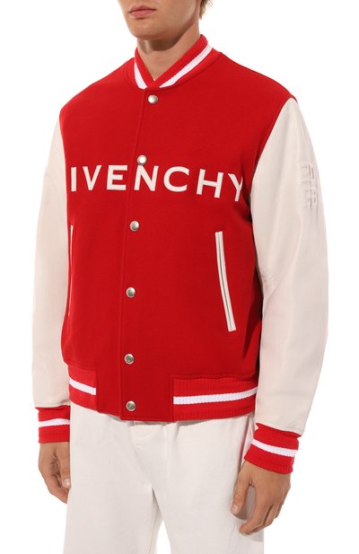 Комбинированный бомбер GIVENCHY, арт. BM011S6Y16, фото 3