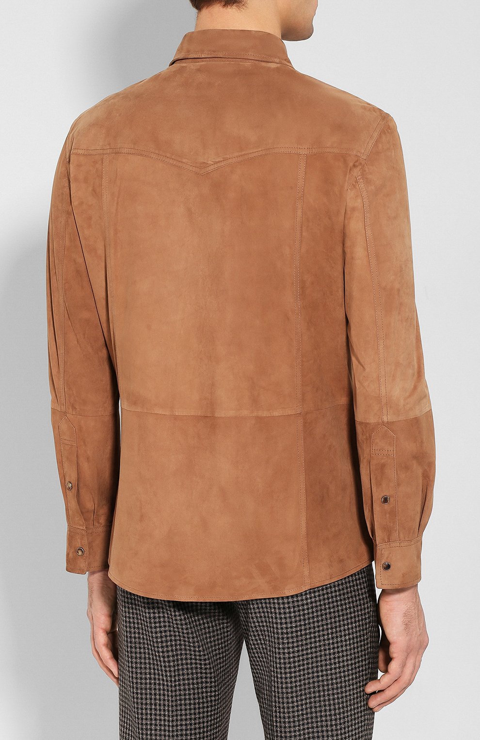 Замшевая рубашка BRUNELLO CUCINELLI, арт. MPCLB1721, фото 4