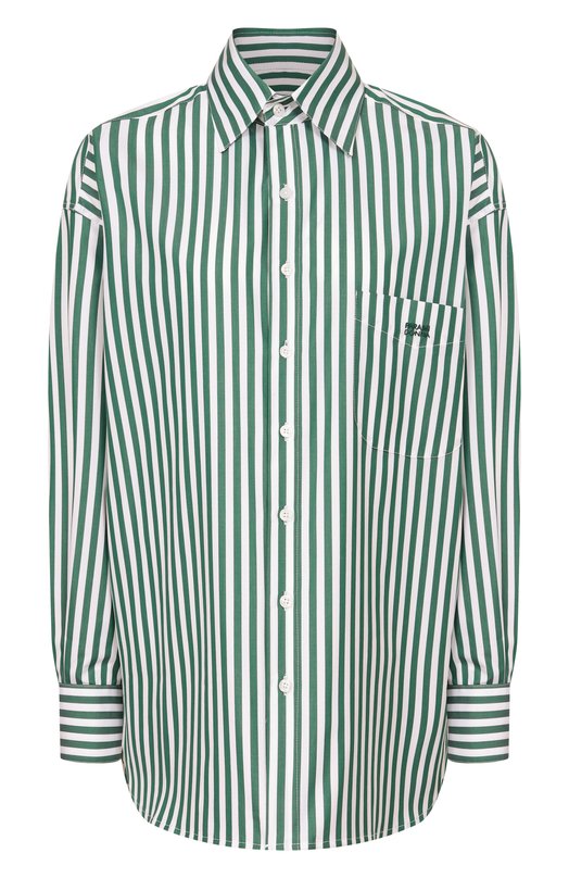 Хлопковая рубашка Paramidonna CR26VSSG-1 Зелёный CR26VSSG-1