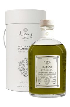 Диффузор boboli proibito / "запретный сад боболи" (ваза 3000ml + рефил 6x500ml) LOGEVY FIRENZE 1965 бесцветного цвета, арт. 8050519370028 | Фото 2 (Региональные ограничения белый список (Axapta Mercury): Не проставлено; Нос: Не проставлено; Ограничения доставки: flammable)