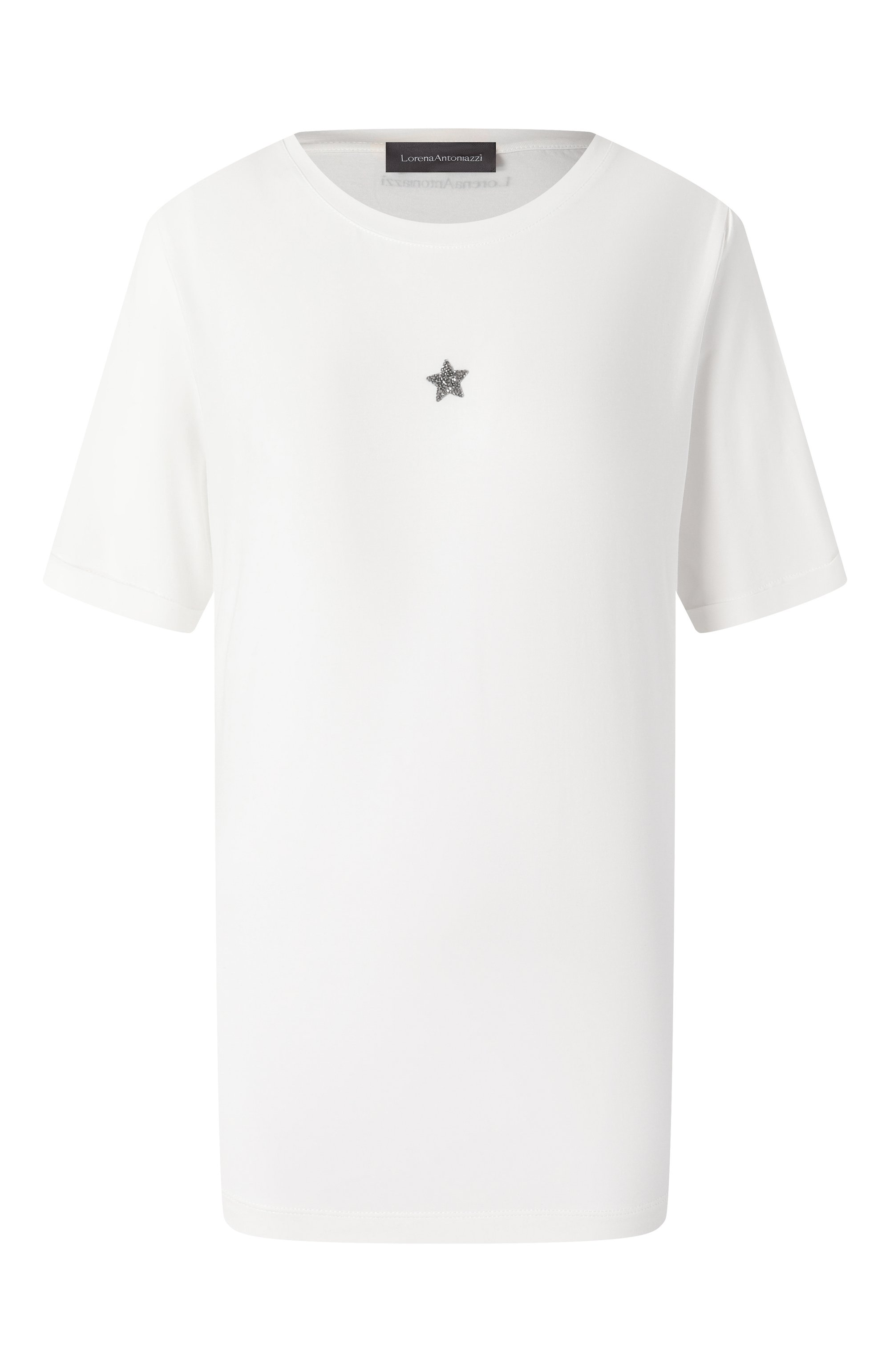 Хлопковая футболка LORENA ANTONIAZZI, арт. TS24/9999, фото 1