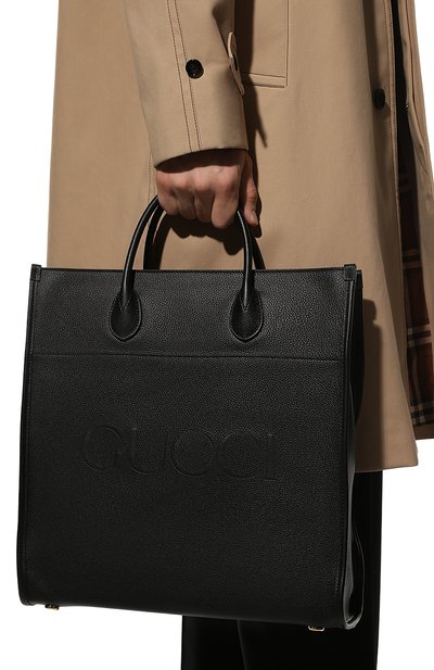 Кожаная сумка-тоут  GUCCI, арт. 674850/0E8IG, фото 2