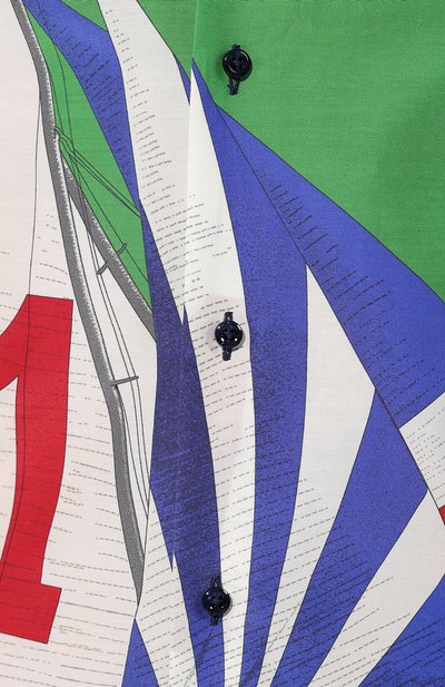 Рубашка из смеси шелка и хлопка RALPH LAUREN, арт. 790741369, фото 5