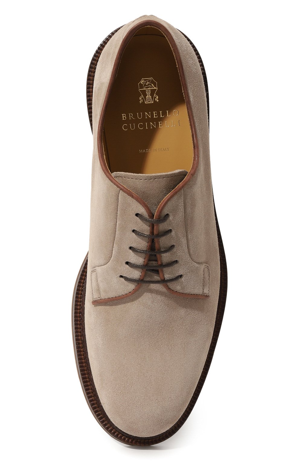 Замшевые дерби BRUNELLO CUCINELLI, арт. MZUPEB2158, фото 6