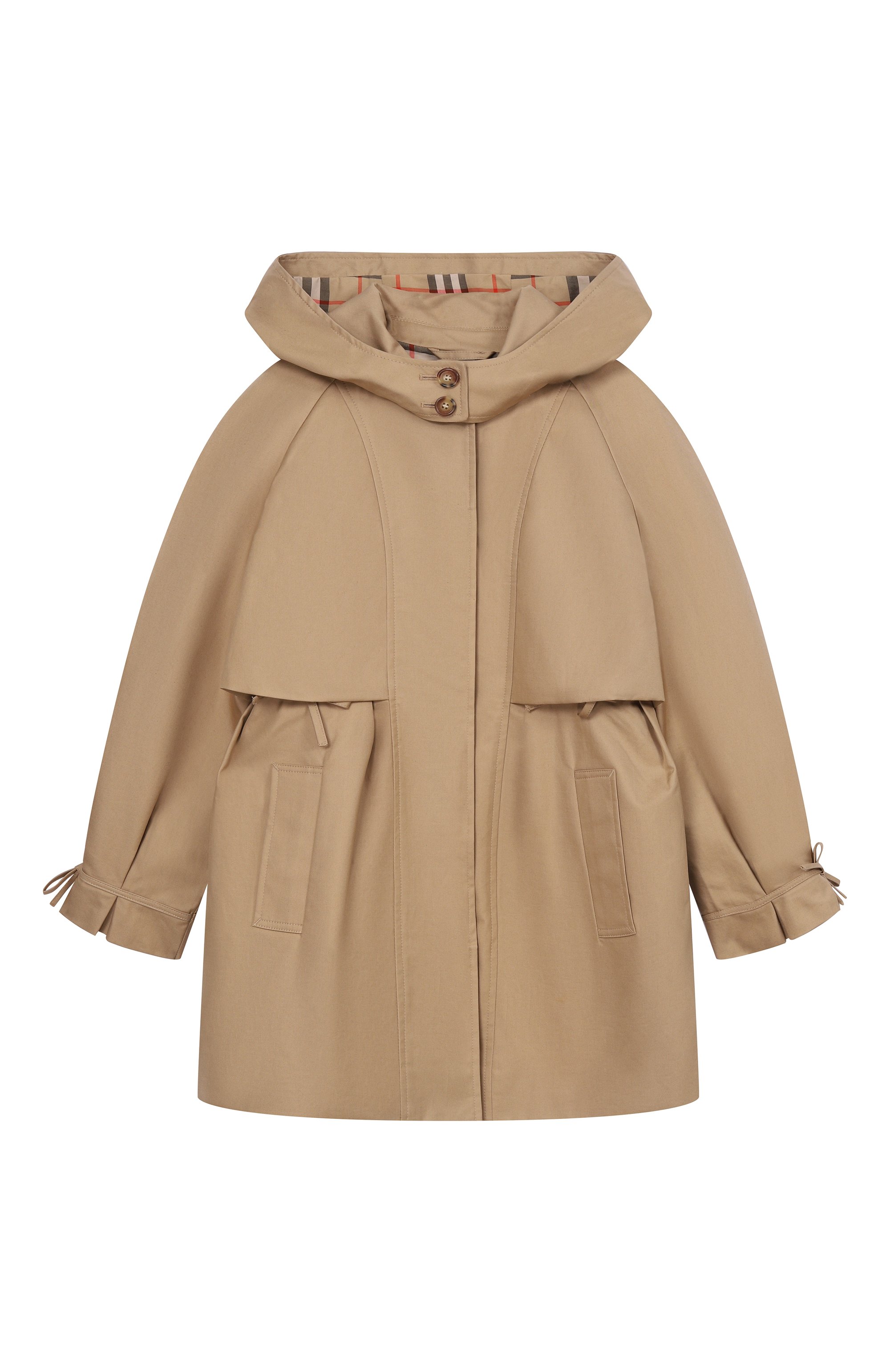 Хлопковый плащ BURBERRY, арт. 8117281, фото 1