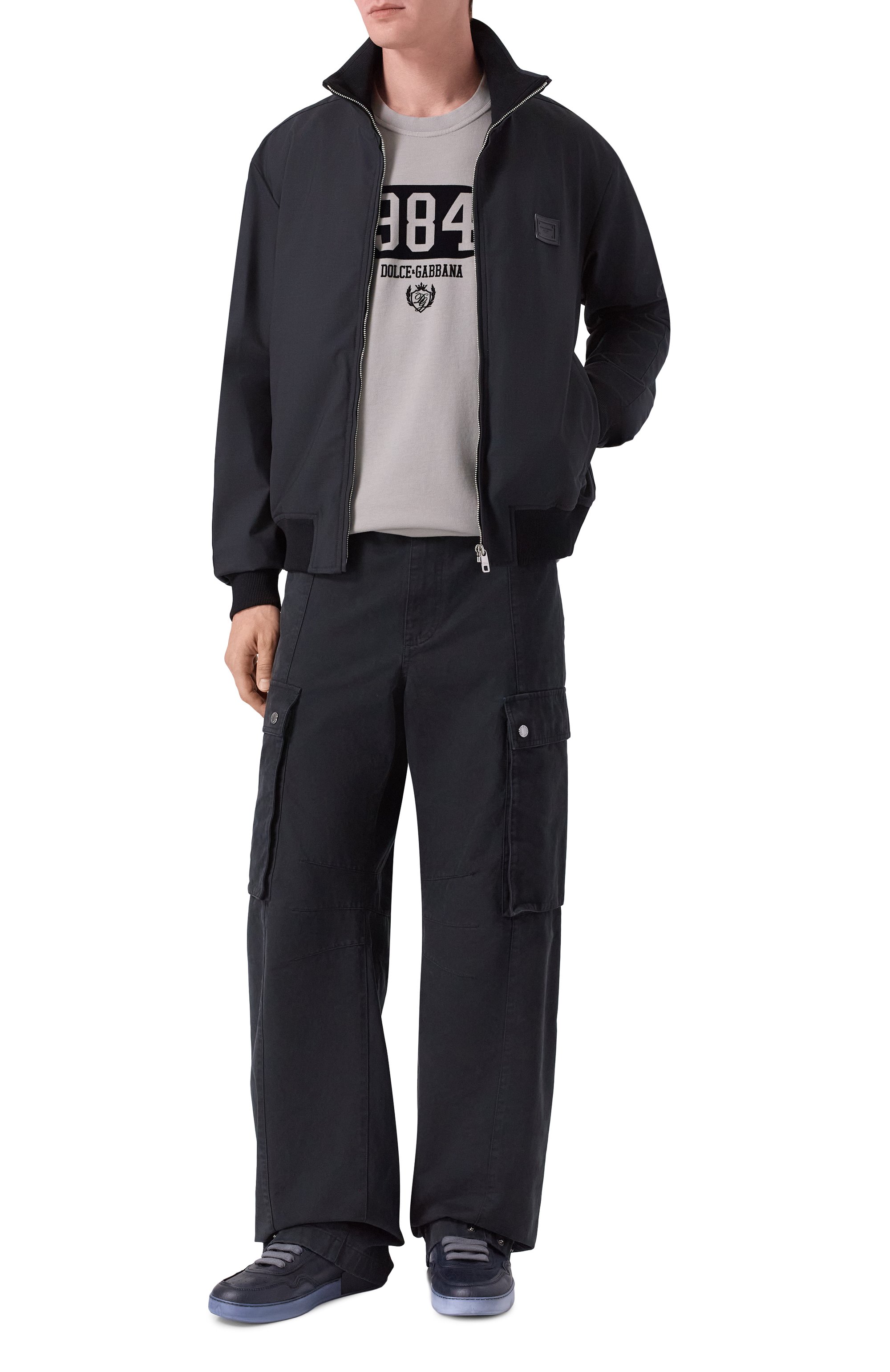 Хлопковые брюки-карго DOLCE & GABBANA, арт. GP13RT/FU6VK, фото 2