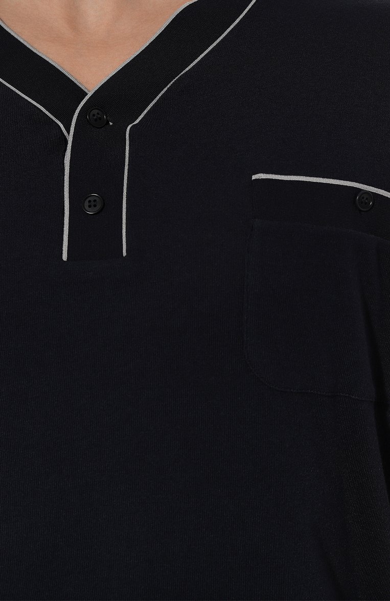 Поло из вискозы и шерсти GIORGIO ARMANI, арт. 3DSF60/SJNLZ, фото 1