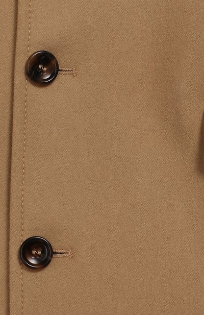 Однобортное пальто из шерсти с контрастной отделкой GUCCI, арт. 516372/XB825, фото 3