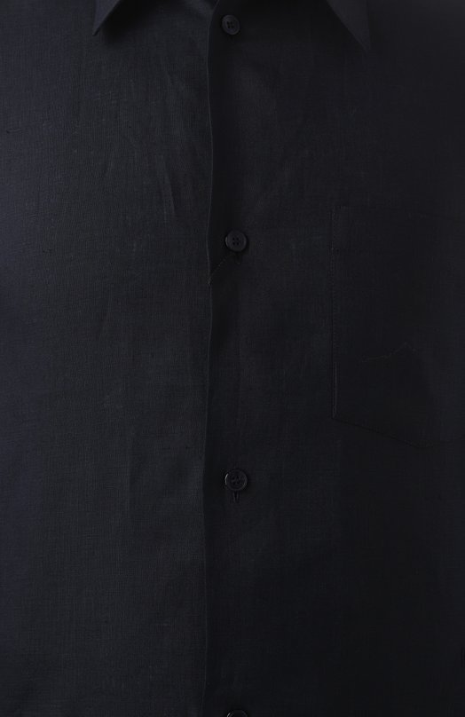 Льняная рубашка Dolce & Gabbana G5KJ0Z/FU4IK Синий  G5KJ0Z/FU4IK Фото 5