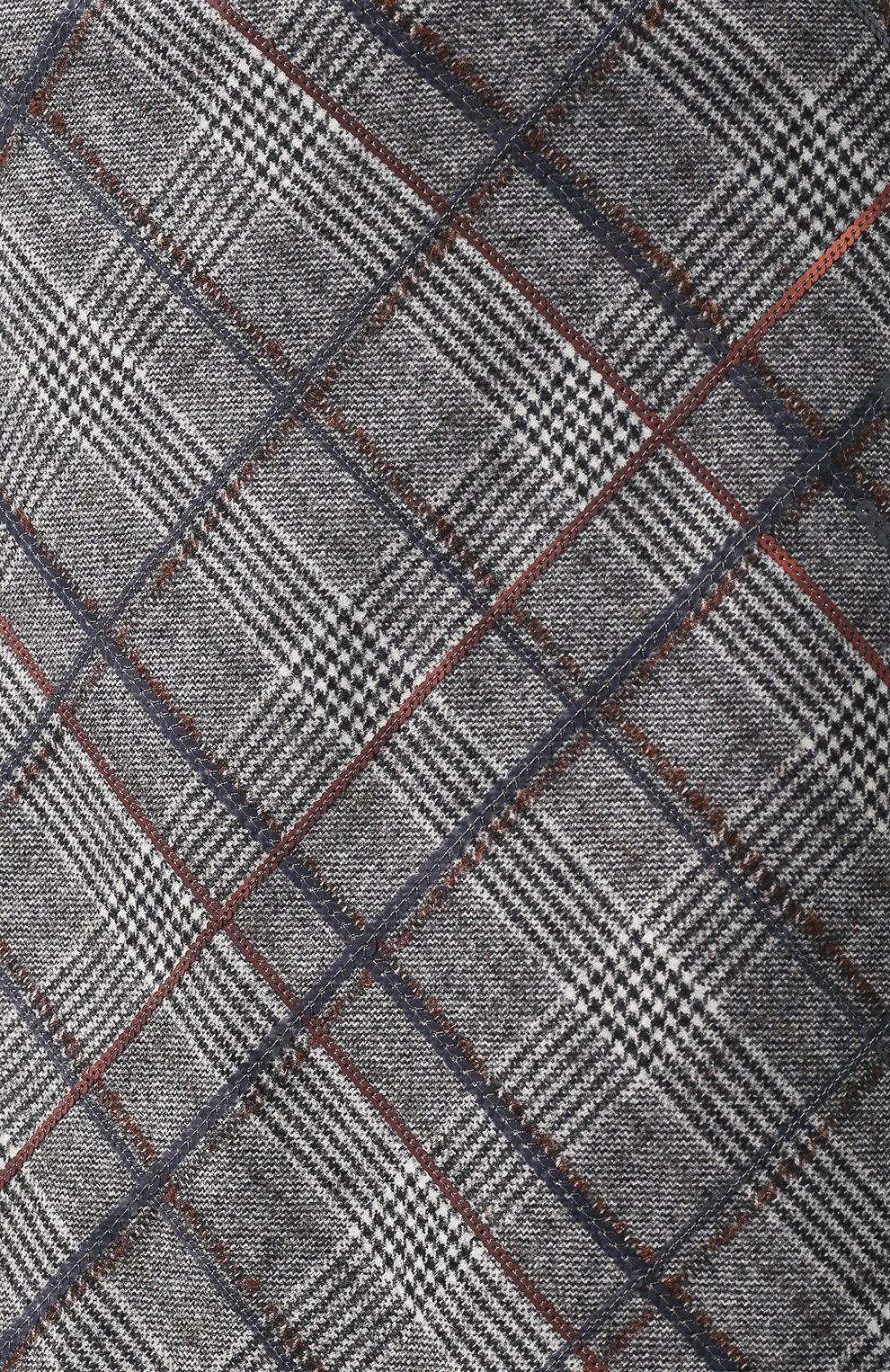 Шерстяная мини-юбка в клетку BRUNELLO CUCINELLI, арт. MA598G2745, фото 5