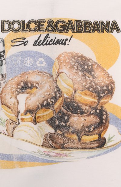Хлопковая футболка DOLCE & GABBANA, арт. L5JTNJ/G7P1N, фото 3