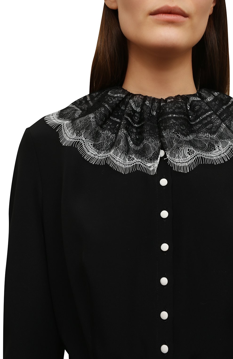 Шелковое платье TEGIN черного цвета по цене 98000 руб., арт. SD2318, фото 5 Шелковое платье TEGIN, арт. SD2318, фото 5