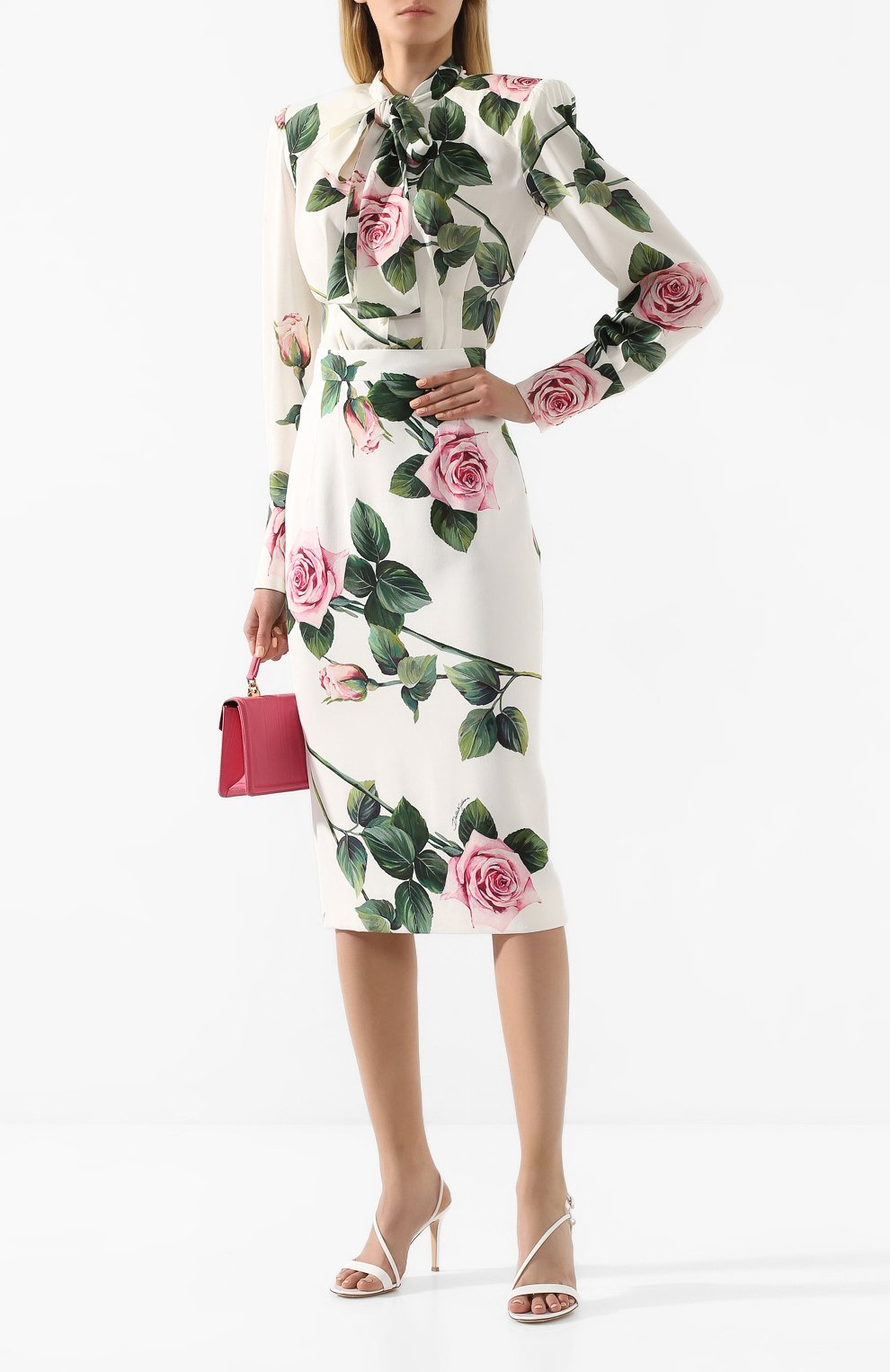 Шелковая блузка DOLCE & GABBANA, арт. F5L51T/FSAZD, фото 2