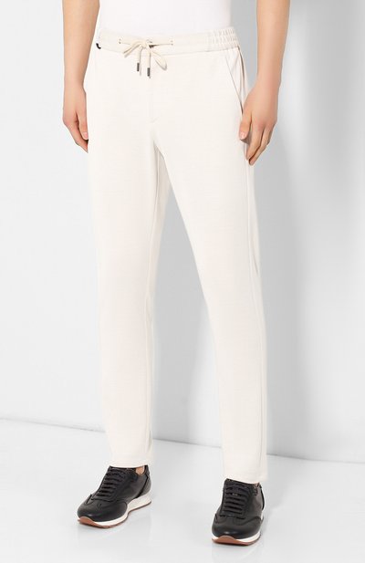 Хлопковые брюки ANDREA CAMPAGNA, арт. SPIAGGIA/AN1100, фото 3